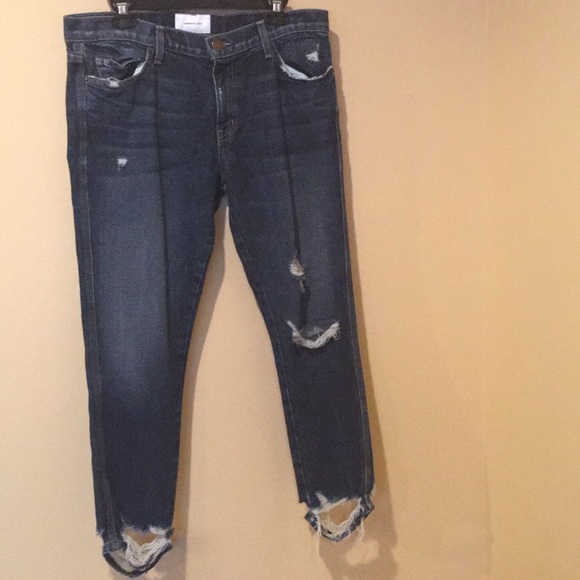 NWOT CURRENT/ ELLIOTT THE CROPPED STRAIGHT jeans - Picture 3 of 6